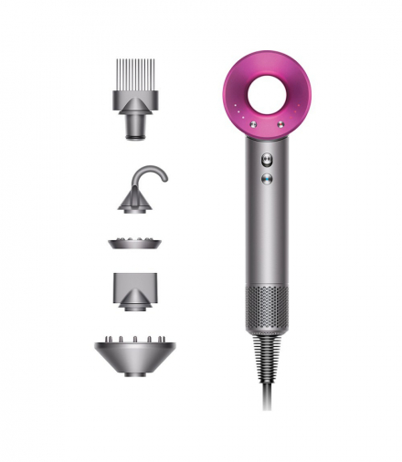 Dyson HD07 Supersonic Hair dryer Żelazo/Fuksja Suszarka do włosów 1600W, 3 tryby szybkości