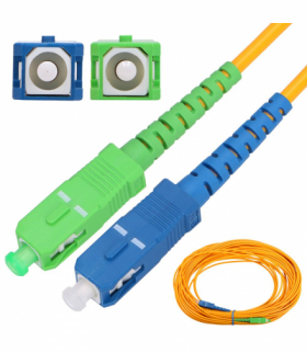 Extralink SC/UPC-SC/APC Patchcord Jednomodowy, Simplex, G.657A1, 3mm, 1m EXTRALINK EX.1766