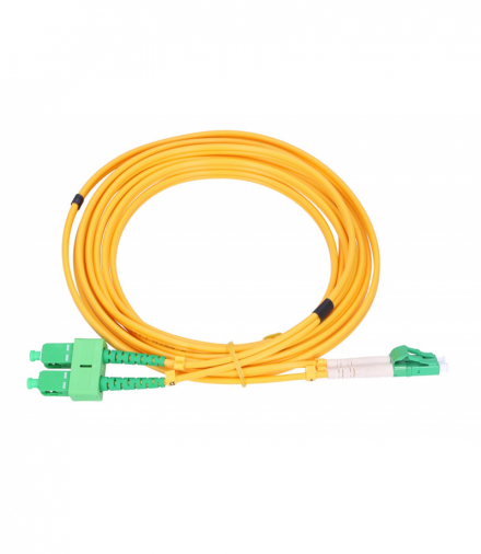 Extralink SC/APC-LC/APC Patchcord Jednomodowy, Duplex, 9/125um, 3mm, 1,5m EXTRALINK EX.1421