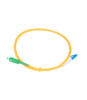 Extralink SC/APC-LC/UPC Patchcord Jednomodowy, Simplex, G652D, 3mm, 1m EXTRALINK EX.2756