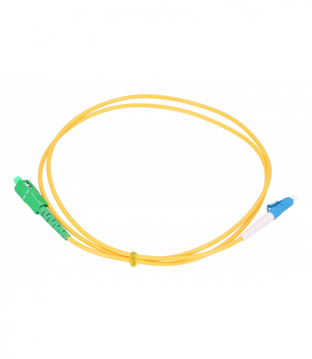 Extralink SC/APC-LC/UPC Patchcord Jednomodowy, Simplex, G657A, 3mm, 1m EXTRALINK EX.2770