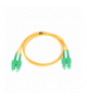 Extralink SC/APC-SC/APC Patchcord Jednomodowy, Duplex, G652D, PVC, 3mm, 2m EXTRALINK EX.3579