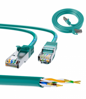 Extralink Kat.6 FTP 0.5m Patchcord LAN Miedź Kabel sieciowy skrętka 1Gbit/s EXTRALINK EX.7706