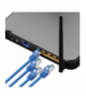 Extralink Kat.6A S/FTP 5m Patchcord LAN Miedź Kabel sieciowy skrętka 10Gbit/s EXTRALINK EX.6587
