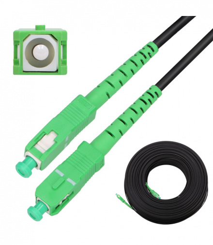 Extralink SC/APC-SC/APC Patchcord Okrągły, wiszący, jednomodowy, Simplex, G.657A2, 130m EXTRALINK EX.13445