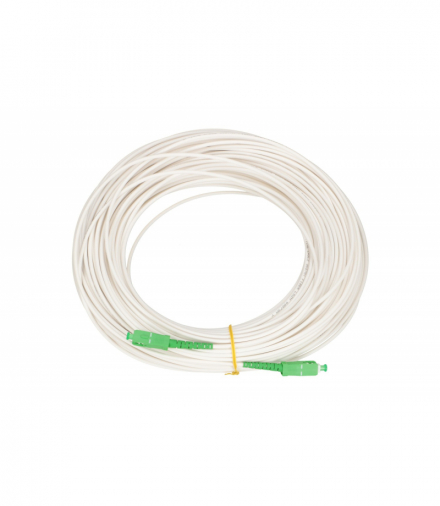 Extralink SC/APC-SC/APC Patchcord LSZH, Jednomodowy, Simplex, G.657A1, 3mm, 30m, biały EXTRALINK EX.14817