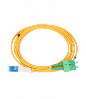 Extralink SC/APC-LC/PC Patchcord Jednomodowy, Duplex, 9/125um, 2mm, 1.5m EXTRALINK EX.15524