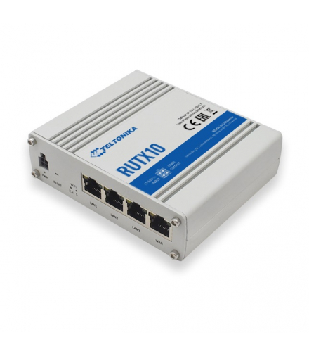 Teltonika RUTX10 Router bezprzewodowy Wave 2 802.11ac, 867Mb/s, 4x RJ45 1Gb/s TELTONIKA TELTONIKA RUTX10 RUTX10000000