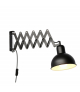 HARMONY LAMPA NA WYSIĘGNIKU HARMONIJKOWYM 1X40W E27 CZARNY Candellux 41-27900