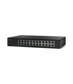 Cisco SF110-24 Switch 24x 100Mb/s, Obudowa Rack CISCO SF110-24 +EU PLUG