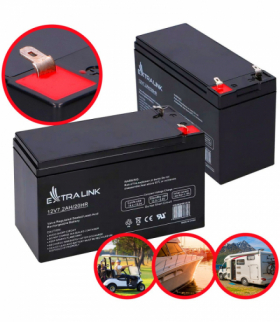 Extralink AGM 12V 7,2Ah 7Ah Akumulator bezobsługowy EXTRALINK EX.6327