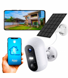 Extralink Smart Life SolarEye Kamera zewnętrzna z panelem solarnym bezprzewodowa, Full HD 1080p, Wi-Fi, akumulator 5200mAh, IP54 EXTRALINK EX.32985