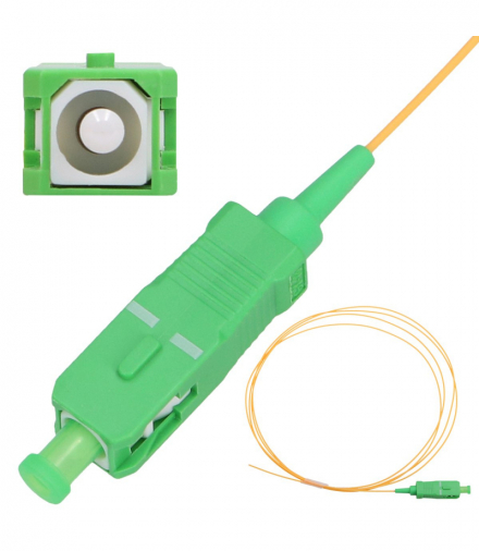 Extralink SC/APC Pigtail PVC, Jednomodowy, 900um G.652D 1m EXTRALINK EX.8000