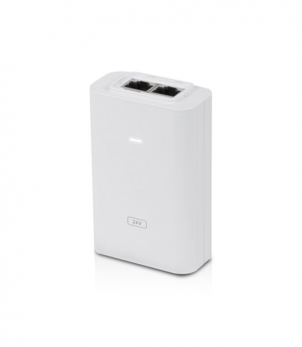 Ubiquiti POE-24-24W-G-WH Zasilacz PoE 24V, 1A, 24W, Gigabit UBIQUITI POE-24-24W-G-WH-EU