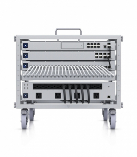 Ubiquiti U-Rack-6U-TL Mobilny stojak rack 6U, z patch panelem 24 porty UBIQUITI U-RACK-6U-TL