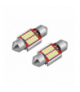 LED AMIO CANBUS 10SMD 4014 Festoon 31mm White 12V/24V, komplet 2szt. LX01288