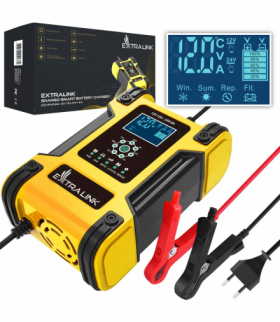 Extralink Shango Smart Battery Charger Prostownik 100 - 240VAC, 12V 12A, 24V 6A EXTRALINK EX.30813
