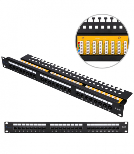 Extralink CAT6 UTP Patchpanel 24 porty EXTRALINK EX.17214