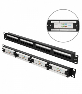 Extralink CAT6 UTP V2 Patchpanel 24 porty EXTRALINK EX.9816