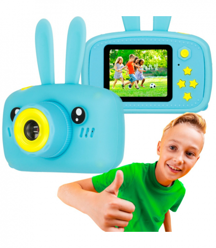 Extralink Kids Camera H23 Niebieski Aparat cyfrowy 1080P 30fps, wyświetlacz 2.0 XINJIA EXTRALINK H23 BLUE