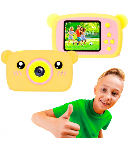 Extralink Kids Camera H25 Pomarańczowy Aparat cyfrowy 1080P 30fps, wyświetlacz 2.0 XINJIA EXTRALINK H25 ORANGE