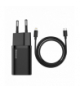 Baseus ładowarka sieciowa Super Si PD 20W 1x USB-C czarna + kabel USB-C - Lightning Baseus