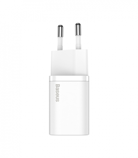 Baseus ładowarka sieciowa Super Si PD 20W 1x USB-C biała + kabel USB-C - Lightning Baseus