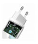 Baseus ładowarka sieciowa GaN2 Lite PD 65W 1x USB-C 1x USB biała Baseus