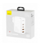 Baseus ładowarka sieciowa GaN2 Pro PD 100W 2x USB-C 2x USB biała Baseus