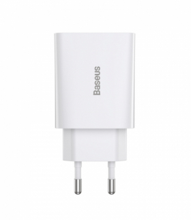 Baseus ładowarka sieciowa Speed Mini PD 20W 1x USB-C biała Baseus