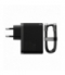 Baseus ładowarka sieciowa GaN5 Pro PD 100W 1x USB-C 1x USB czarna + kabel USB-C - USB-C Baseus
