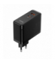 Baseus ładowarka sieciowa GaN5 Pro PD 100W 1x USB-C 1x USB czarna + kabel USB-C - USB-C Baseus