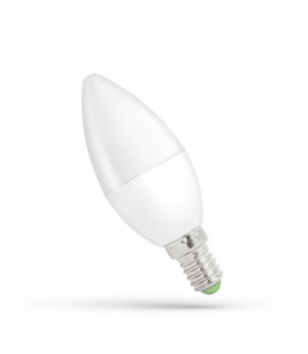LED ŚWIECOWA E-14 230V 6W WW SPECTRUM WOJ+13026