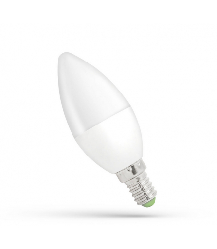 LED ŚWIECOWA E-14 230V 6W WW SPECTRUM WOJ+13026