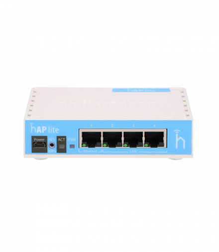 MikroTik hAP lite Router WiFi RB941-2nD, 2,4GHz, 4x RJ45 100Mb/s MIKROTIK RB941-2ND