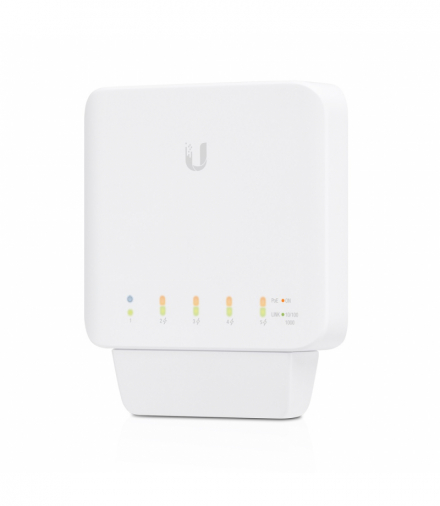 Ubiquiti USW-FLEX Switch UniFi, 5x RJ45 1000Mb/s, 1x PoE In, 4x PoE Out, 46W UBIQUITI USW-FLEX