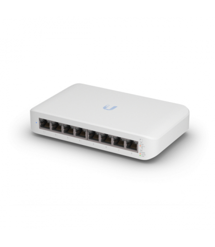 Ubiquiti USW-LITE-8-POE Switch UniFi Gen2, 8x RJ45 1000Mb/s, 4x PoE+, 52W UBIQUITI USW-LITE-8-POE-EU