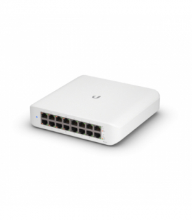 Ubiquiti USW-LITE-16-POE Switch UniFi Gen2, 16x RJ45 1000Mb/s, 8x PoE+, 45W UBIQUITI USW-LITE-16-POE-EU