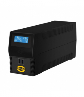 Orvaldi i650LCD USB Zasilacz awaryjny UPS, 600VA/360W, 7Ah, 4x IEC ORVALDI ID650IEC