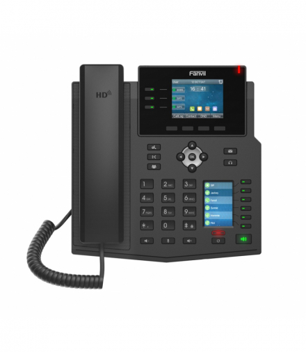 Fanvil X4U Telefon VoIP IPV6, HD Audio, RJ45 1000Mb/s PoE, podwójny wyświetlacz LCD FANVIL X4U