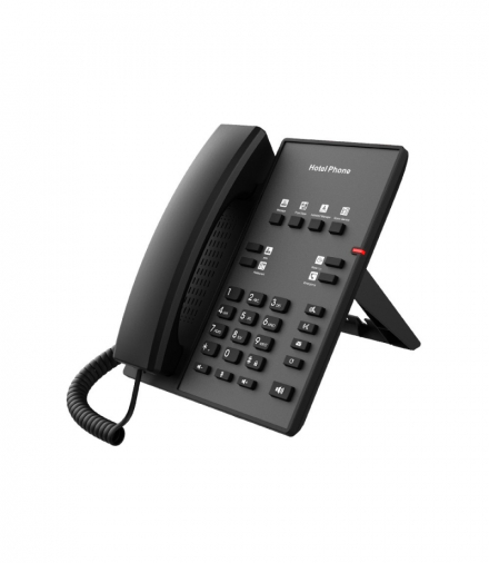 Fanvil H1 Czarny Hotelowy telefon VoIP HD Voice, 100Mb/s PoE, Desktop FANVIL H1 BLACK