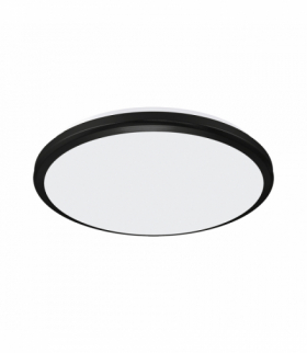 Plafoniera hermetyczna LED PLANAR LED 24W BLACK NW czarny Struhm 04209