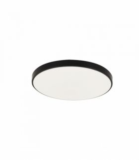 Plafoniera SMD LED DOWBOR LED C 12W BLACK NW czarny Struhm 04331