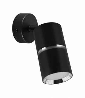 Oprawa ścienno-sufitowa DIOR SPT GU10 BLACK/CHROME czarny/chrom Struhm 04260