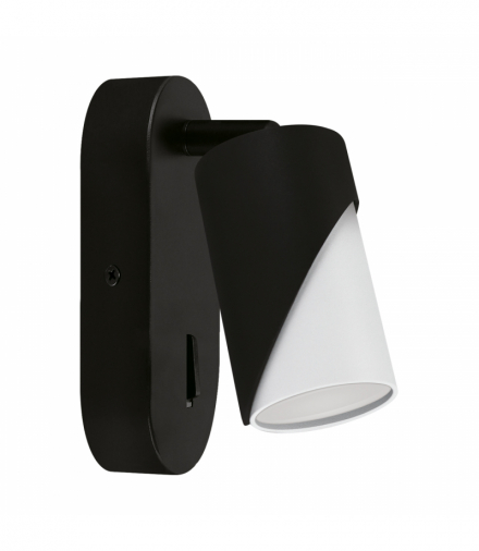 Oprawa dekoracyjna ZEBRA WLL GU10 BLACK/WHITE czarny/biały Struhm 04216