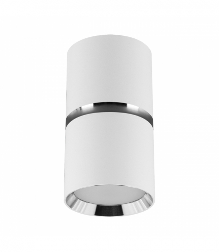 Oprawa sufitowa DIOR DWL GU10 WHITE/CHROME biały/chrom Struhm 04253