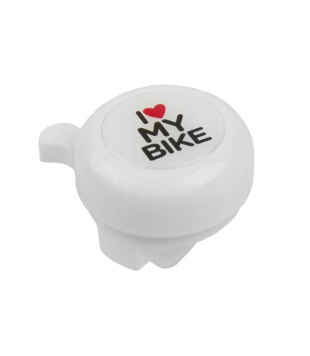 Dzwonek rowerowy biały 3D LXAWR1634