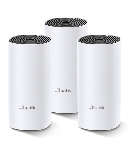 TP-Link Deco M4 3-Pack Router WiFi MU-MIMO, AC1200, Dual Band, Mesh, 4x RJ45 1000Mb/s TP-LINK TL-DECO M4(3-PACK)