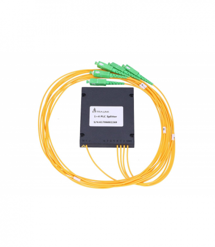 Extralink 1:4 PLC SC/APC Splitter 2,0mm, 1,5m, G657A, moduł ABS EXTRALINK EX.7799