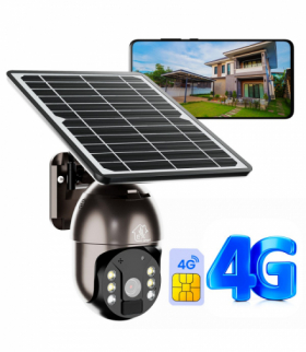 Extralink Mystic 4G PTZ Kamera 3G/4G/LTE z panelem solarnym 8W, 1080p, IP66, 4x akumulator 18650 EXTRALINK EX.30011